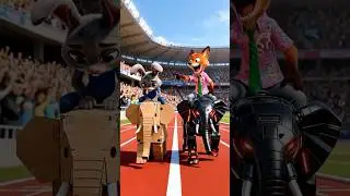 An Unexpected Victory: Judy Hopps Shocks Nick Wilde in the Race  #zootopia #zootopia2 #judyhopps