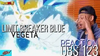 LIMIT BREAKER VEGETA BLUE VS JIREN DBS 123 REACTION! DRAGON BALL SUPER EPISODE 123