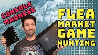 Live Flea Market Retro Game Hunting - Too many consoles!