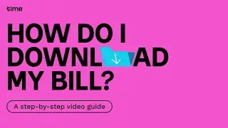 How do I download my Time Internet bill?