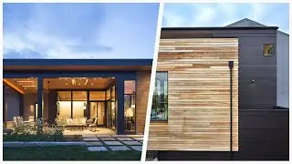 75 Mid-sized Black Exterior Home Design Ideas You'll Love 🔴