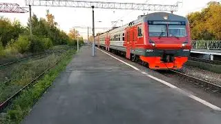 ЭД9Э-0043 прибывает на о.п. 804 км