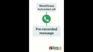 Zoho CRM Automation: Trigger Voice Calls on New Lead Creation via Webhook (CRM Messaging)
