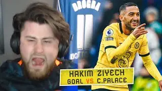 HAKIM ZIYECH GOAL VS Crystal Palace - FAN REACTION!
