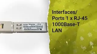 SRX-SFP-1GE-T Juniper SFP Transceiver Module #SRXSFP1GET