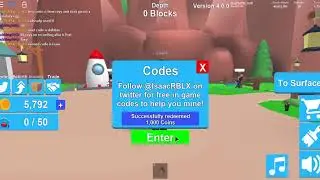 Showing all codes in mining simulator for 2018! A LEGENDARY EGG CODE