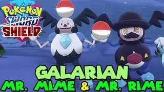 GALARIAN MR. MIME & MR. RIME are HILARIOUS in Pokemon Sword & Shield