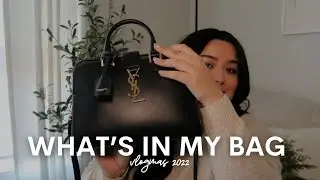 WHAT&rsquo;S IN MY BAG 2022 &bull; ysl baby monogram bag | britneydelsol