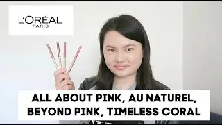 Обзор карандашей для губ L'Oreal Pairs Colour Riche + свотчи + примерка | Трейси Вайолет