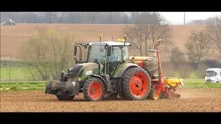 Semis rapide de betteraves 2018 ! / NEW Fendt 313 & NEW semoir V&auml;derstadt / Cuma de la Ros&eacute;e