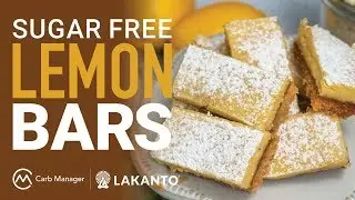 Keto 4 Ingredient Low Carb Lemon Bars
