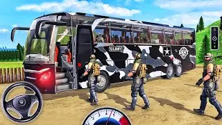 US Army Bus Driving Simulator - Offroad US Transport Duty Driver - Android GamePlay