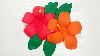 Beautiful flower clay art#clay arts video 