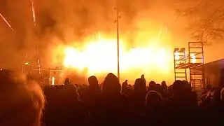 Nyårs lasershowen,Trollhättan 31/12 del 2
