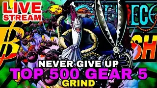One Piece Bounty Rush - Grinding Top 500 Gear 5 Luffy but
