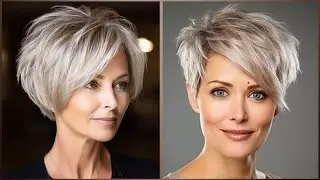 Silver Undercut Pixie Haircut Style For Women 2024 | Boy Cut For Girls | Latest Pixie Haircut