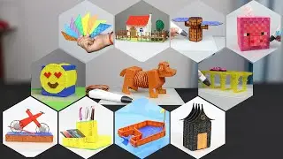 11 Amazing 3D Pen Creation made with 3Dmate STARTER - 3D Pen Mat