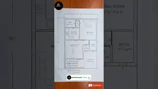 20x30 House Plan || 600 Sqft House Plan || 1 BHK || Home Design Decore #shorts #20x30