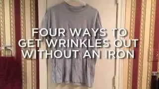 Wrinkled Shirt Fast Fix, No Iron Required!