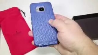 Noreve Tradition  21579T HTC One M9 Leather Case Unboxing Review  Noreve