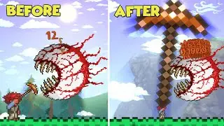 Terraria, But My Copper Pickaxe Grows Stronger...