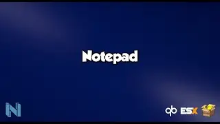 [ESX/QB/QBOX] Notepad | FiveM Script | NScripts