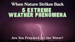 Top 5 Most Dangerous Weather Phenomena 🌪️⚡ | Deadliest Weather Events on Earth
