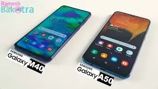 Samsung Galaxy M40 vs A50 SpeedTest and Camera Comparison