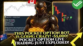 THIS POCKET OPTION BOT IS GOING CRAZY! +$5,000! | POCKET OPTION LIVE TRADING JUST EXPLODED!