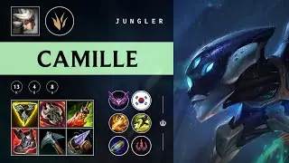 Camille Jungle vs Nidalee - KR Master Patch 25.24