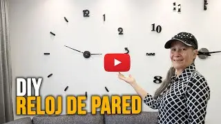 DIY: 🕓 RELOJ DE PARED EN MADERA MDF aprende cómo hacerlo.