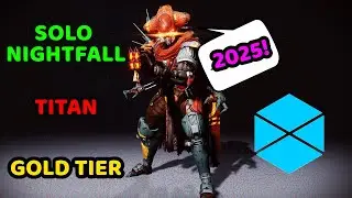 Destiny 1 - Solo Taniks Nightfall in 2025 - Titan (The Shadow Thief/Gold Tier)