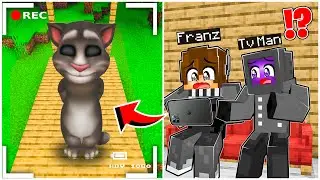 AKU MEMANTAU CCTV TALKING TOM JAHAT di MINECRAFT!