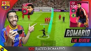 ROMARIO 100 Rated iconic moment Review 🔥 the best fox in the box? pes 2021 mobile