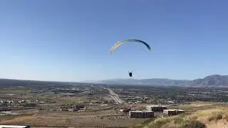 My FIRST tandem paragliding flight - Point of the Mountain