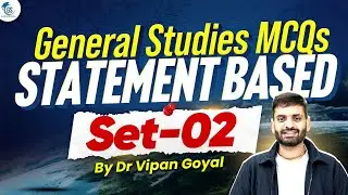 General Studies MCQs 2025 | GS MCQs For EPFO APFC PCS CDS CAPF SSC | Set 2 | Dr Vipan Goyal StudyIQ