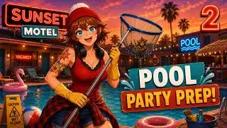 Pool Party Prep?! 🧽 Sunset Motel Ep.2 Splash Chaos!