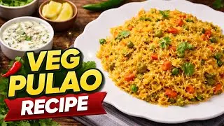 Easy Veg Pulao Recipe | होटल जैसा स्वाद घर पर#trending #minivlog #viral #food #cooking #recipe #vlog