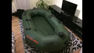 Первый спуск лодки на воду | супер обзор лодки kolibri k-250t | рыбалка с лодки  рибалка