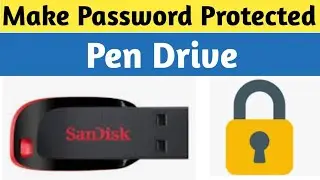 How to Encrypt Pendrive with Password  | | Secure your pendrive with password