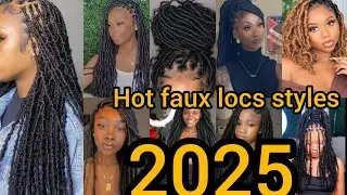 Hot faux locs styles 2026 | Faux locs hairstyles for black ladies | Locs hairdo Dreadlocks styles