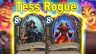 The Most Fun Deck! Thief Tess Control Rogue At the March of the Lich King | Hearthstone