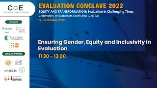 Evaluation Conclave 2022: Ensuring Gender, Equity and Inclusivity in Evaluation