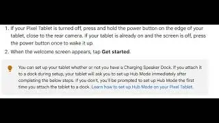 Top Tip video on Set up your Pixel Tablet#toptip