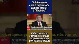 Lindberg Farias sobre alinhamento com o Supremo 😯