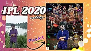 IPL  PHOTO EDITING  IN PICSART || IPL 2020EDITING 😎|| aheditor