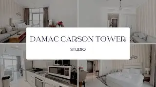 Carson Tower at Damac Hills Studio Apartment Tour | Modern Living in Dubai