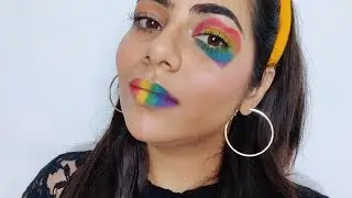 #shorts #makeup #pride #pridemakeuplook #rainbowmakeuplook
