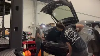 EQS AMG satin black/ Lambo Urus full wrap
