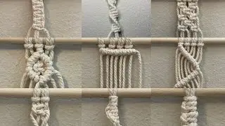 9 basic macrame knots